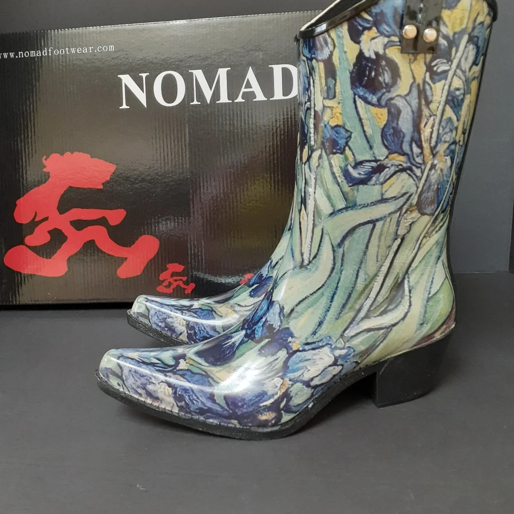 Nomad Yippy Rainboots Monet Sz 7